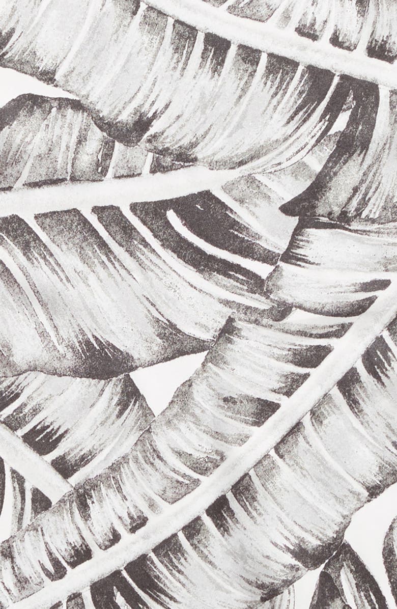 Echo Palm Silk Scarf, Alternate, color, 