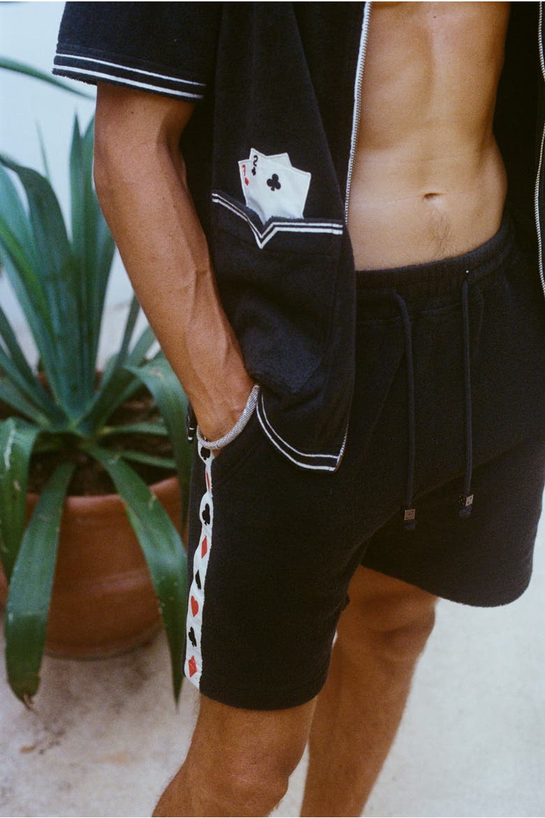 'Vicey Dicey' Cabana Shorts, Alternate, color, Green