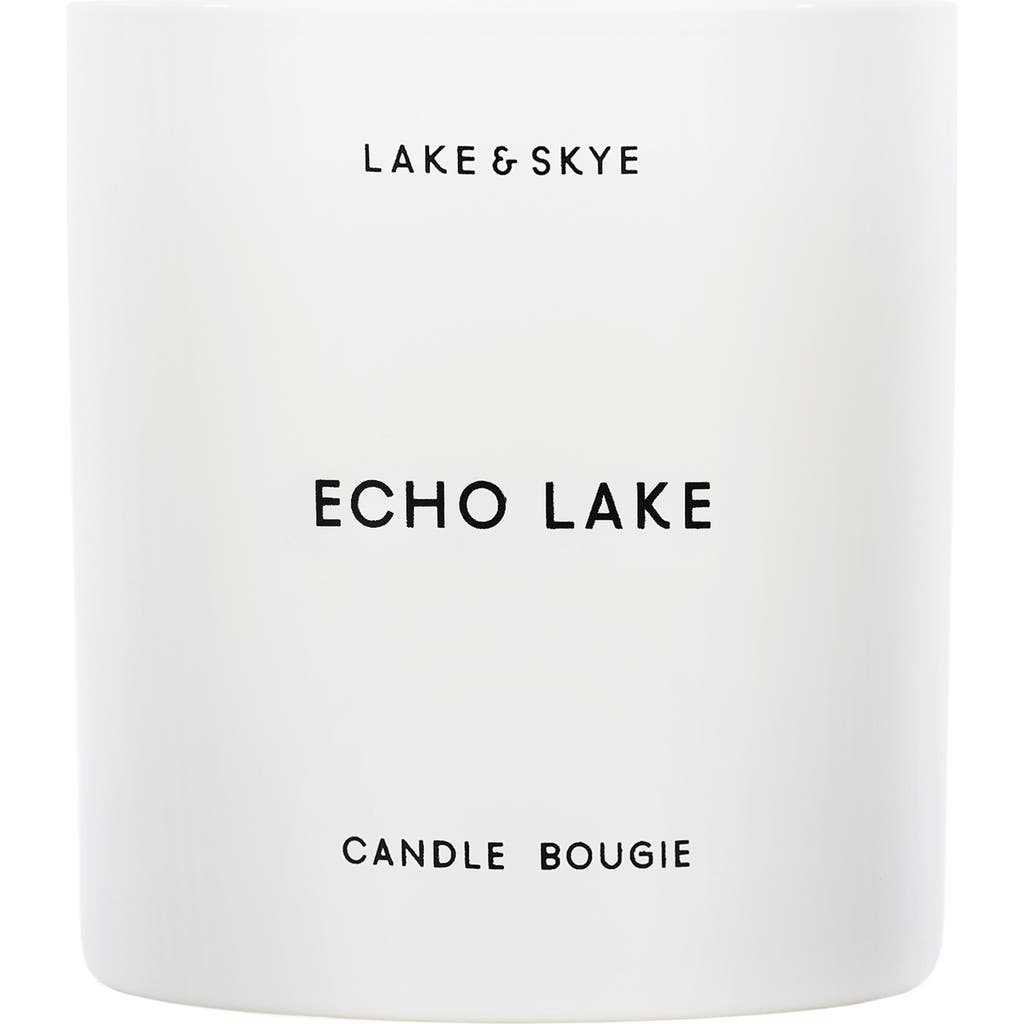 Lake & Skye Echo Lake Candle In Transparent