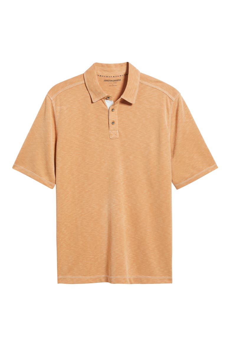 Vintage Slub Polo, Alternate, color, GINGER