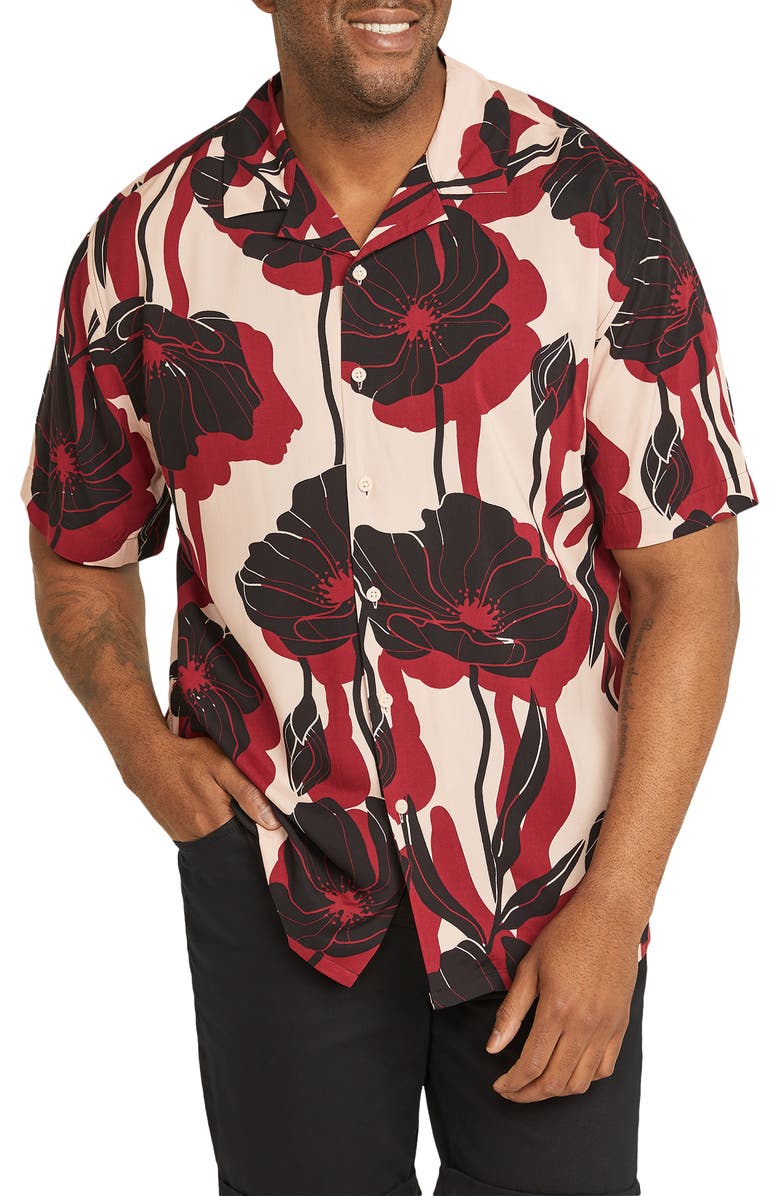 Johnny Bigg Manny Relaxed Fit Floral Camp Shirt, Main, color, 