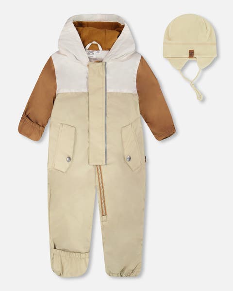 Mid-Season One-Piece Outerwear with Hat (Baby)