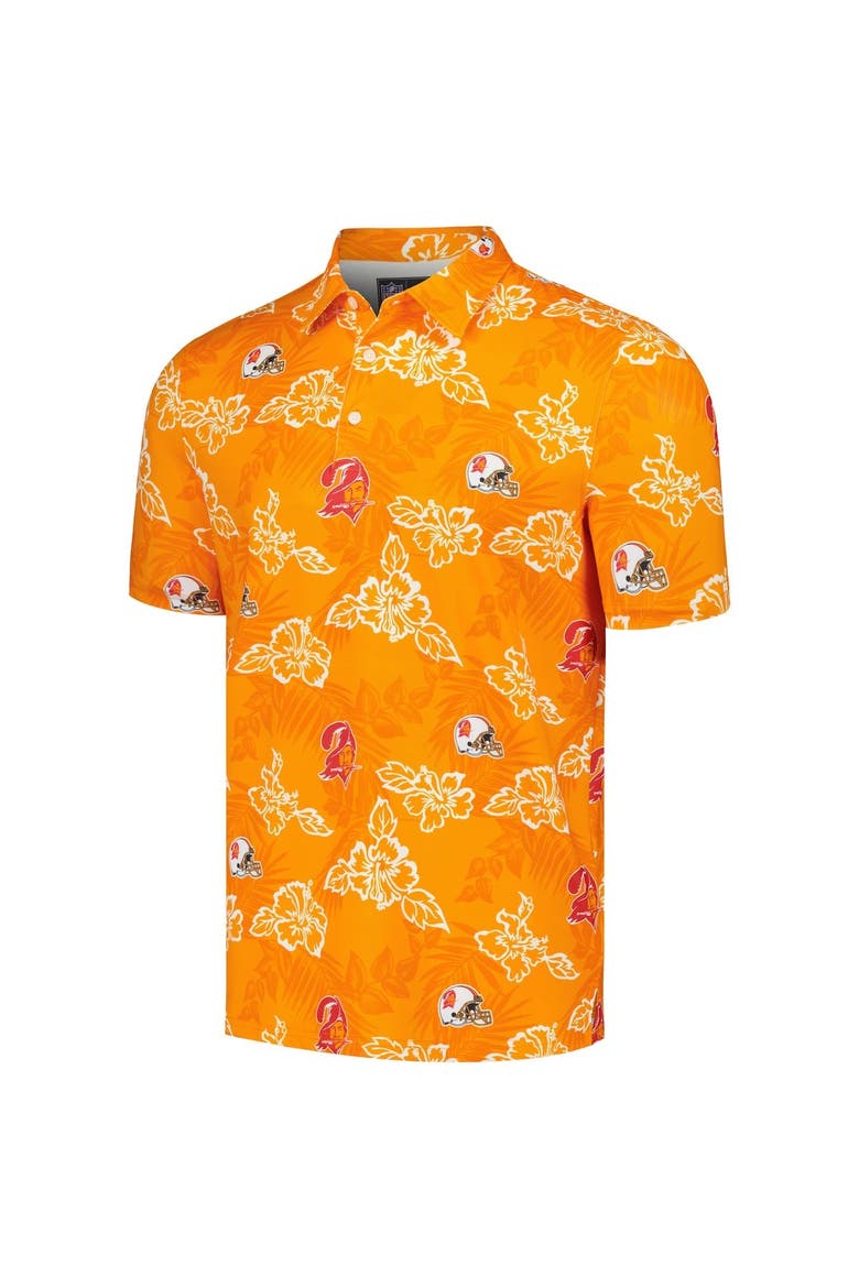 Men's Reyn Spooner Orange Tampa Bay Buccaneers Throwback Pua Performance Polo, Alternate, color, Orange