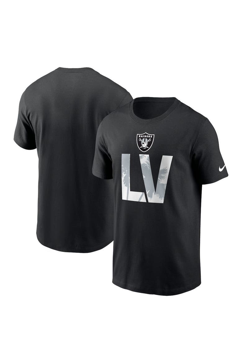 Men's Nike  Black Las Vegas Raiders Local Essential T-Shirt, Main, color, Black