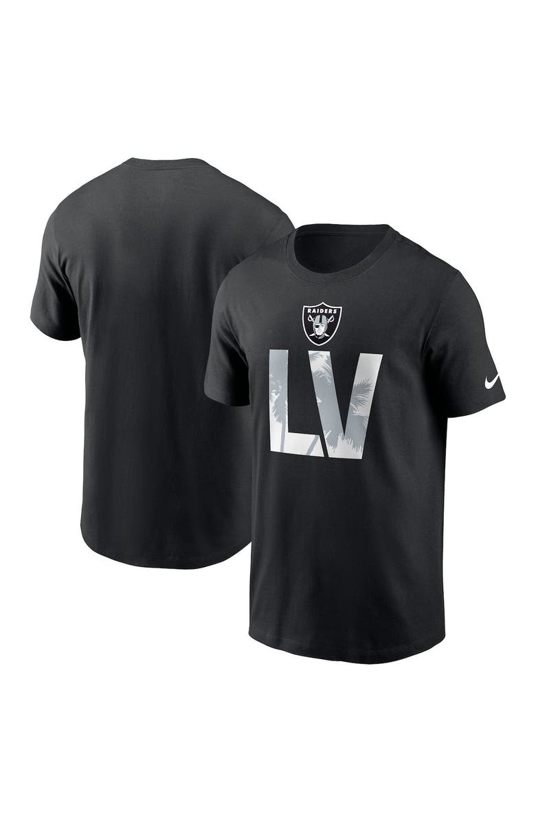 Nike Men's Nike  Black Las Vegas Raiders Local Essential T-Shirt, Main, color, Black