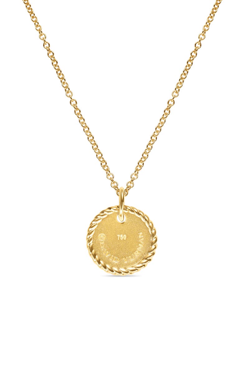 Cable Collectibles Diamond Initial Pendant Necklace, Alternate, color, D