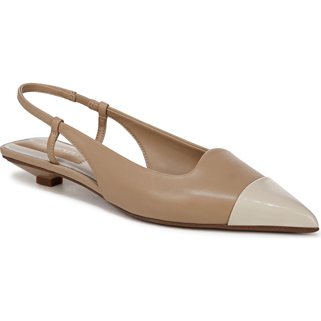 Franco Sarto Women's Palmira Pointed Toe Slingback Pumps In Beige