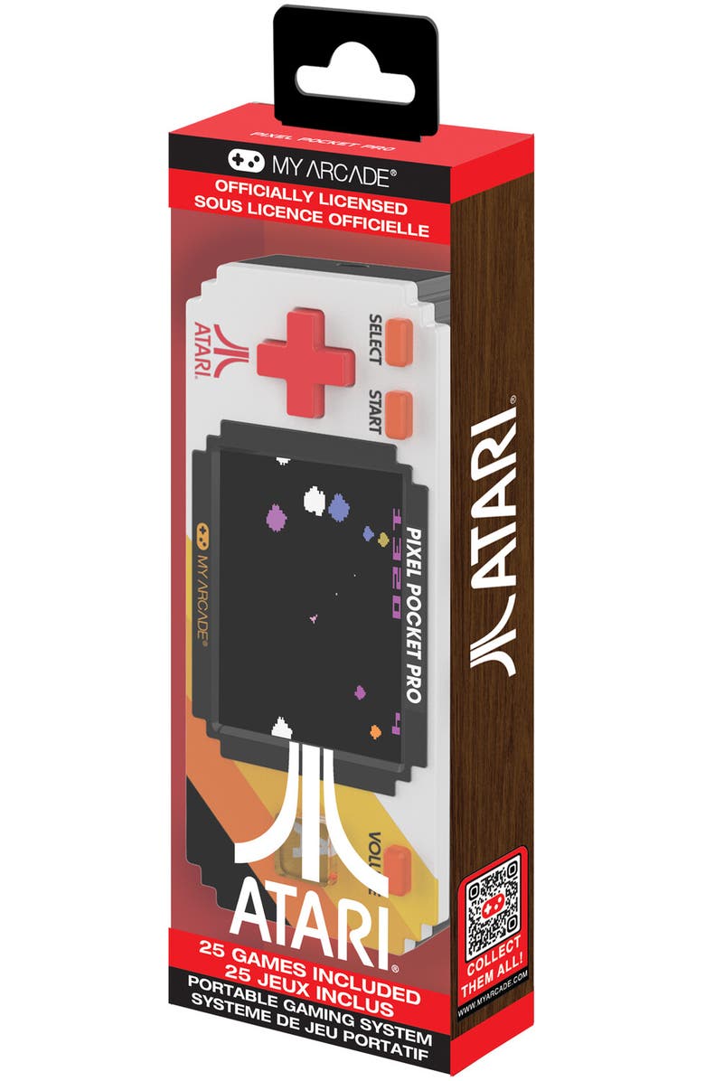 My Arcade Myarcade Dgunl7134 Atari Pixel Pocket Pro Handheld, Main, color, Multicolor