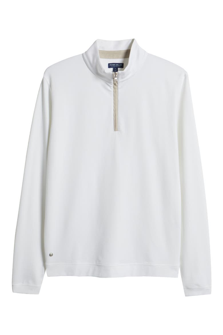 Crown Crafted Albatross Quarter Zip, Alternate, color, WHITE