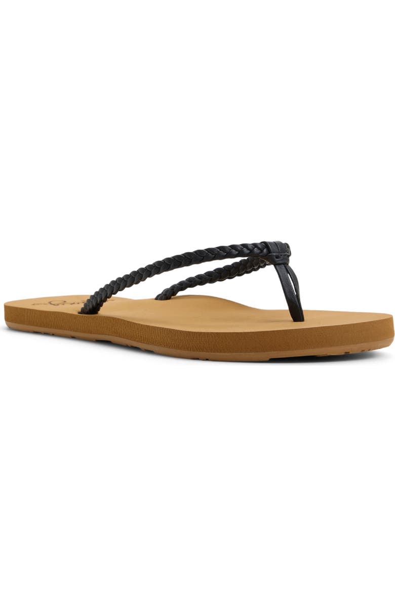 Roxy Costas Flip Flop, Main, color, Black