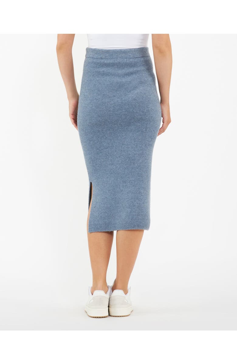 Ripe Maternity Dani Knit Skirt Denim Marle, Alternate, color, Denim Marle