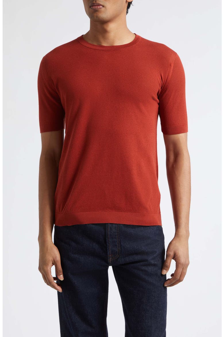 Park Cotton Piqué T-Shirt, Main, color, ROOBOIS