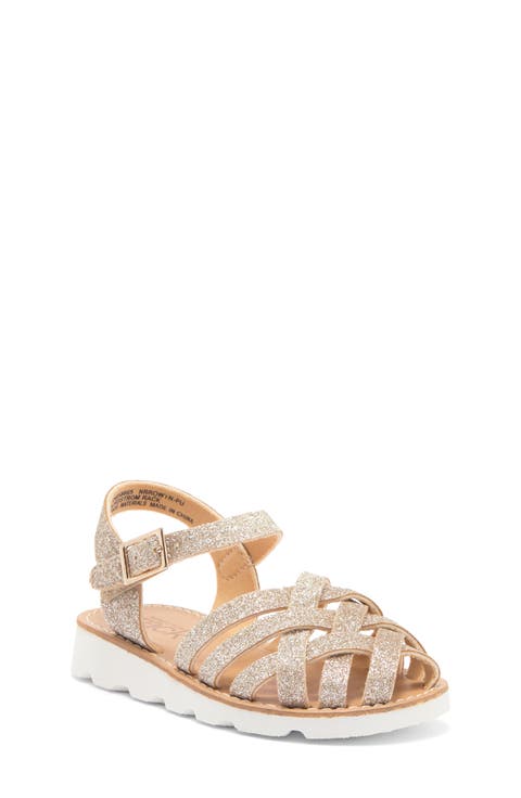 Kids' Rowyn Glitter Fisherman Sandal (Walker & Toddler)