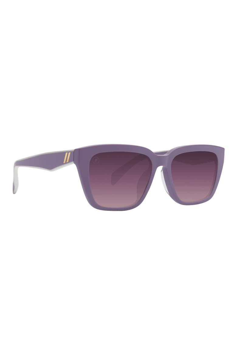 54mm Mave Polarized Square Sunglasses, Alternate, color, LAVENDER LILLY