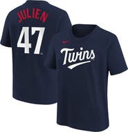 Nike Youth Nike Edouard Julien Navy Minnesota Twins Name & Number T-Shirt