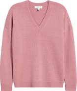 Nordstrom V-Neck Wool & Cashmere Sweater
