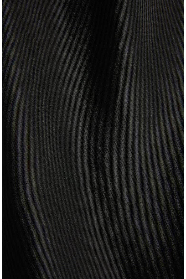 Asymmetric Midi Satin Bubble Skirt, Alternate, color, 1010 DOUBLE BLACK