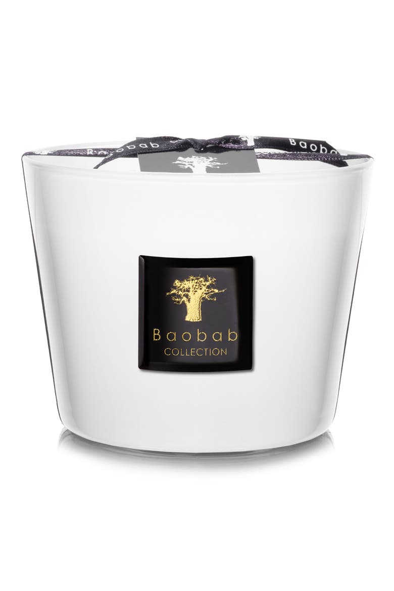 Les Prestigieuses Pierre de Lune Candle, Main, color, WHITE