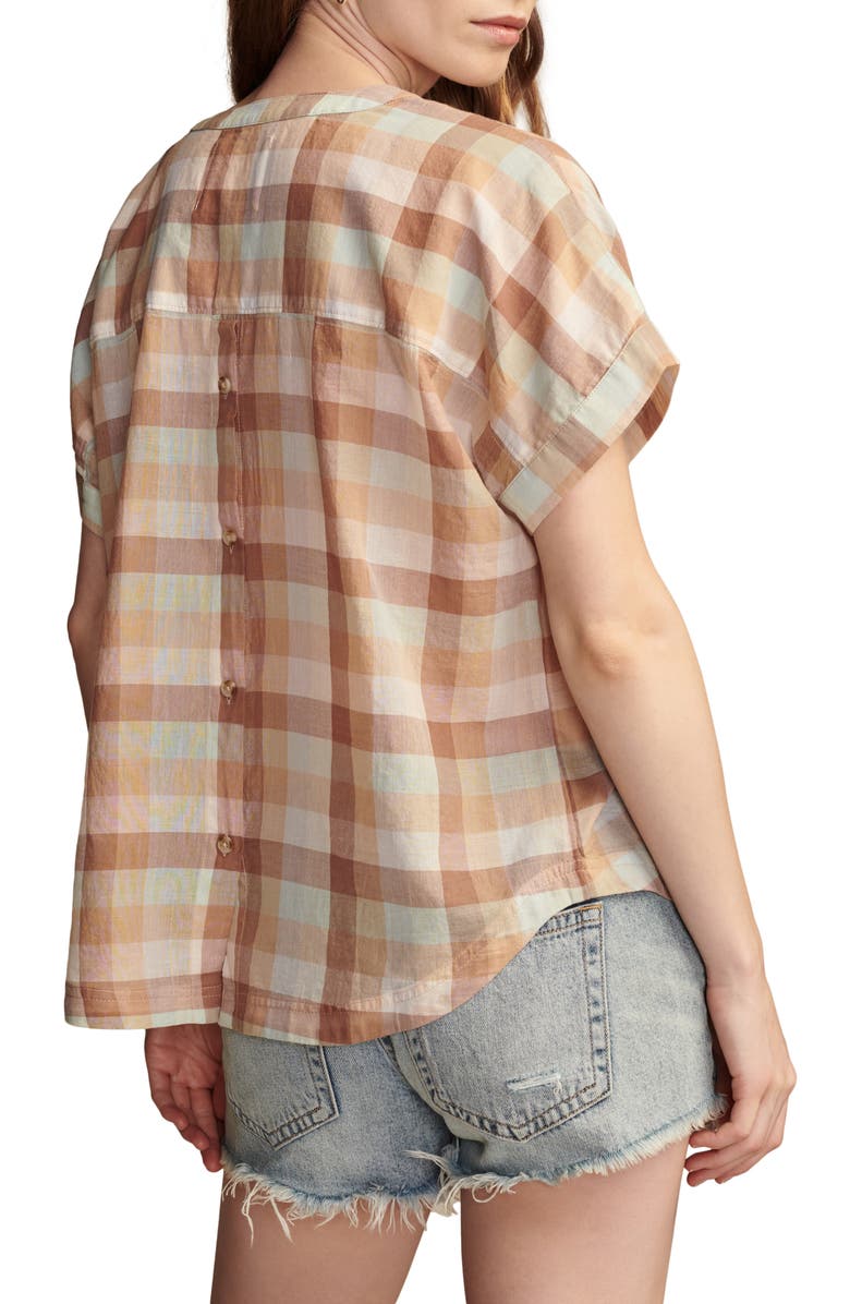 Lucky Brand Stripe Dolman Sleeve Pullover Top, Alternate, color, 