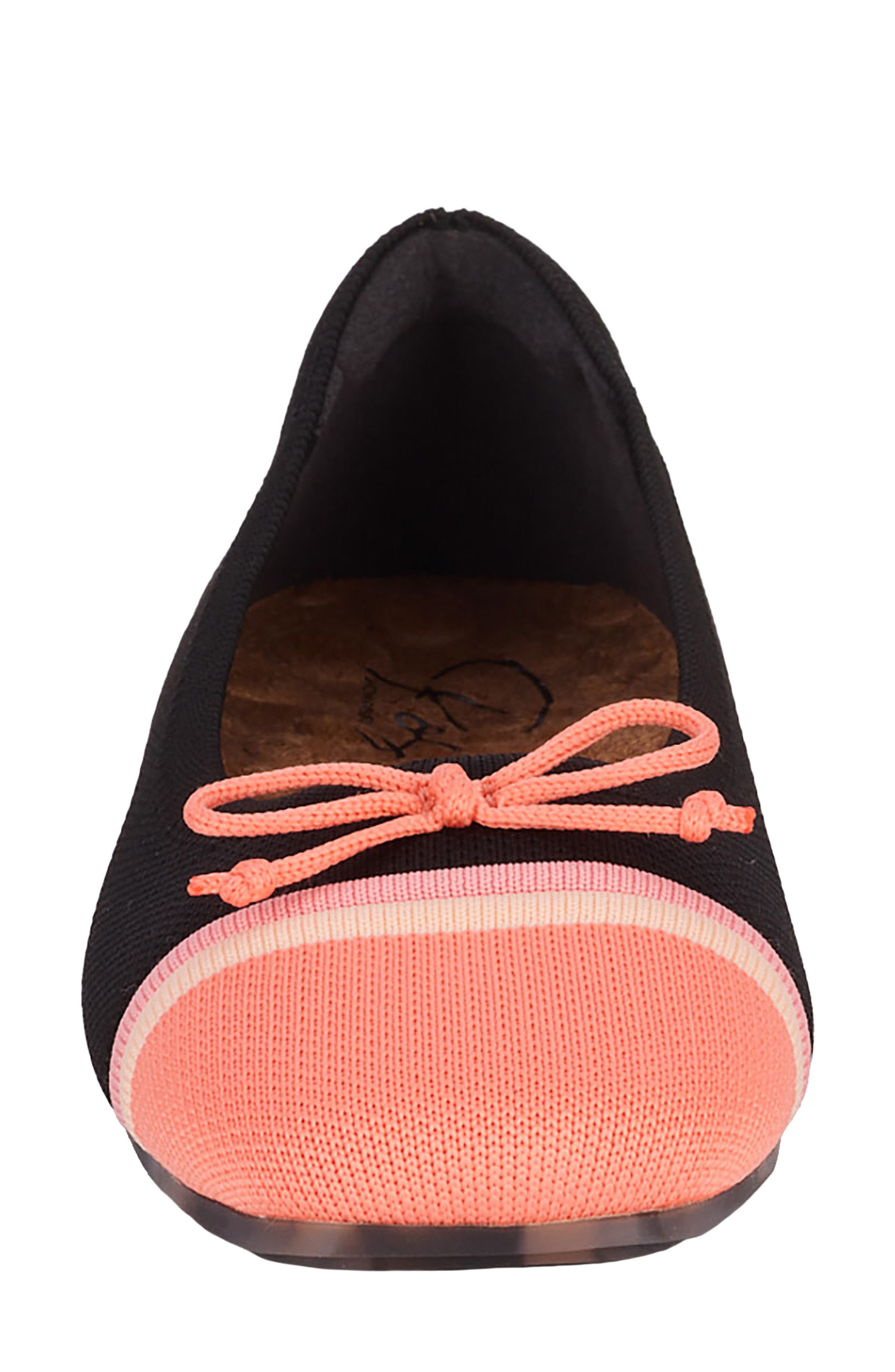 Ros Hommerson Noelle Cap Toe Ballet Flat, Alternate, color, 