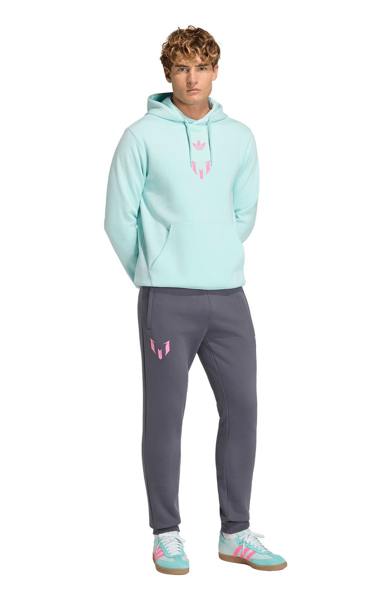 adidas Messi Fleece Joggers, Alternate, color, Aurora Onyx