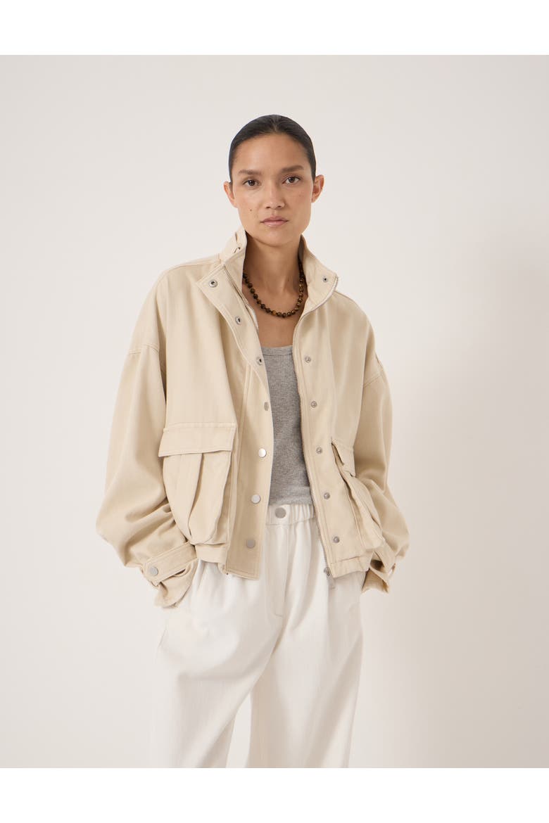 Melinda Supersoft Utility Jacket, Main, color, Sand
