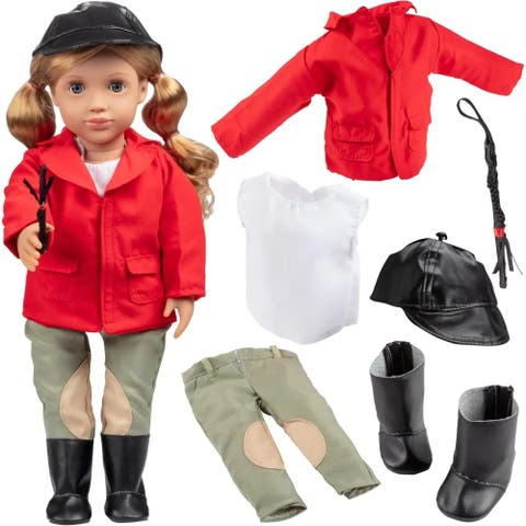 Horseback Riding Outfit for 18" Dolls (6pc Set)