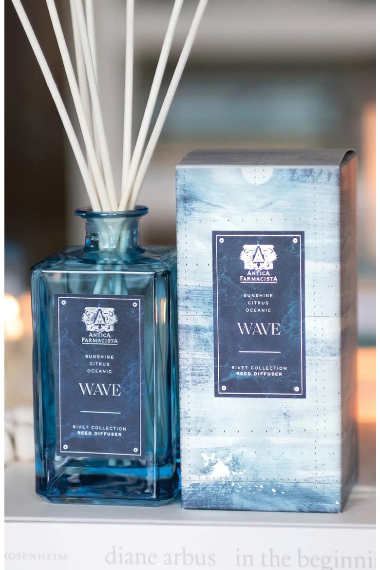 Rivet Wave Reed Diffuser, Alternate, color, NO COLOR