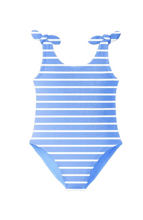 Crinkle Bow Tie One Piece