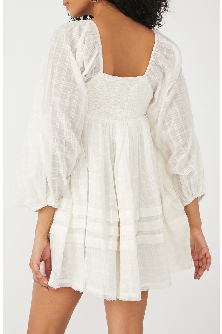 Ari Long Sleeve Minidress, Alternate, color, IVORY