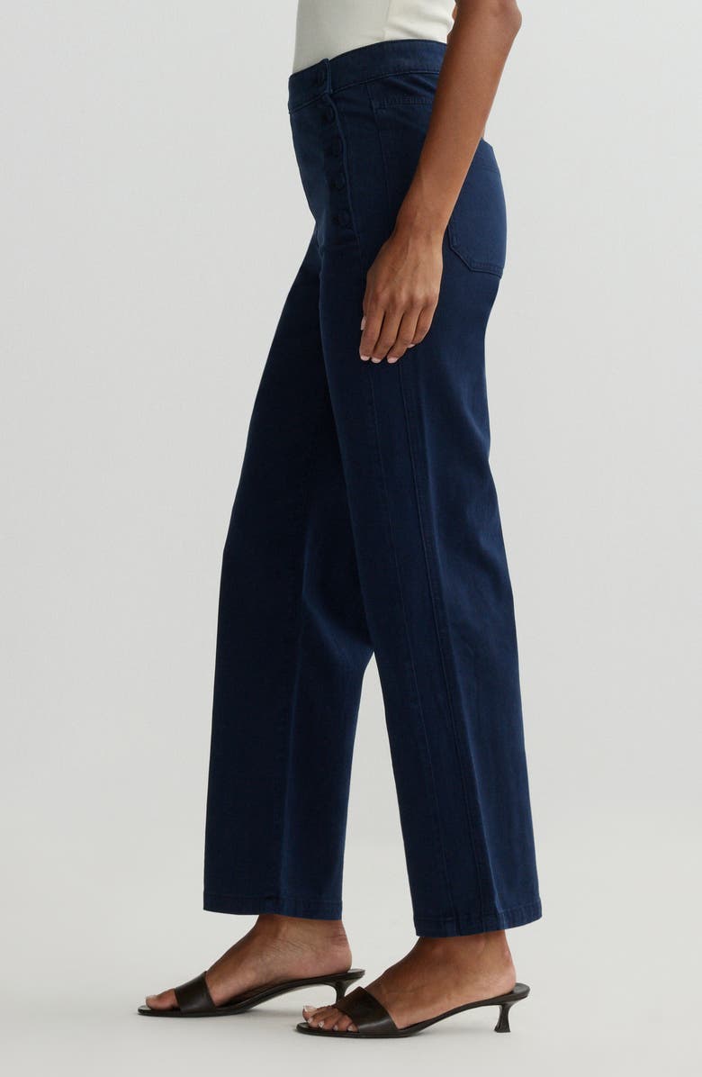 DL1961 Karmine High Waist Refined Wide Leg Jeans, Alternate, color, Bright Navy