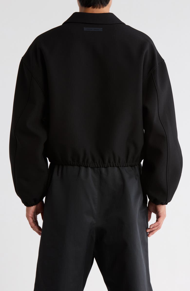 Fear of God Essentials Bonded Canvas Zip Jacket, Alternate, color, 