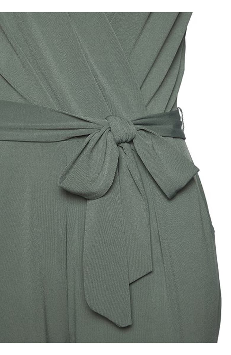 LASCANA Women's Wrap Look Jumpsuit, Alternate, color, Jade