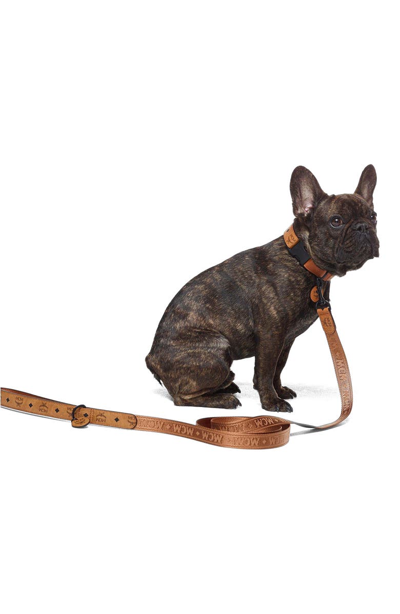 MCM Pet Leash in Visetos, Alternate, color,