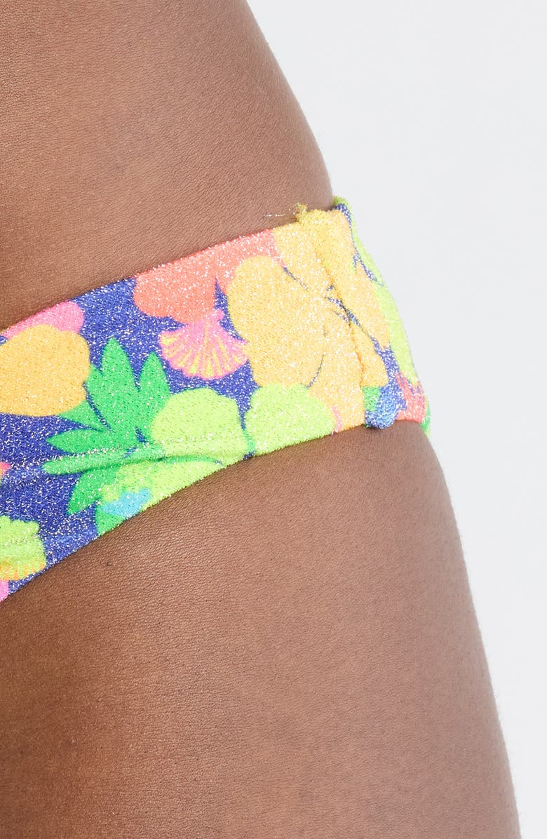 Kulani Kinis V-Cut Bikini Bottoms, Alternate, color, Neon Sunset