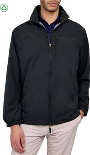 CONSTRUCT Regular Fit Solid Recycled Performance Golf Jacket