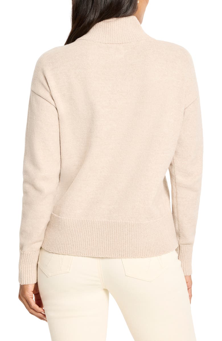 NIC+ZOE Cozy Riding Cotton Blend Sweater, Alternate, color, Neutral Mix