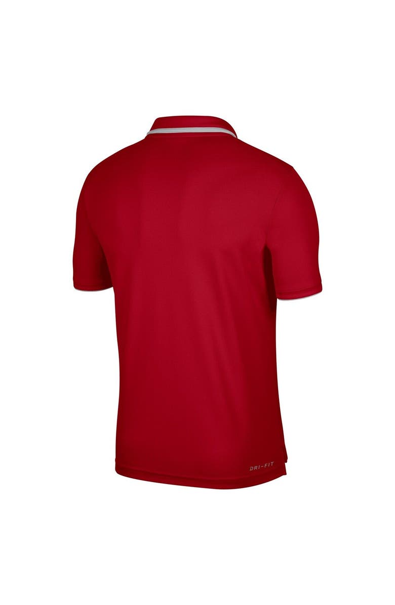 Nike Men's Nike Red Georgia Bulldogs Wordmark Performance Polo, Alternate, color,