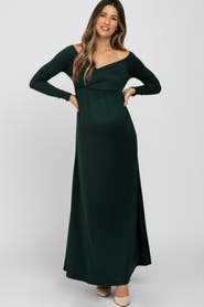 PinkBlush Wrap Front Empire Waist Maxi Dress
