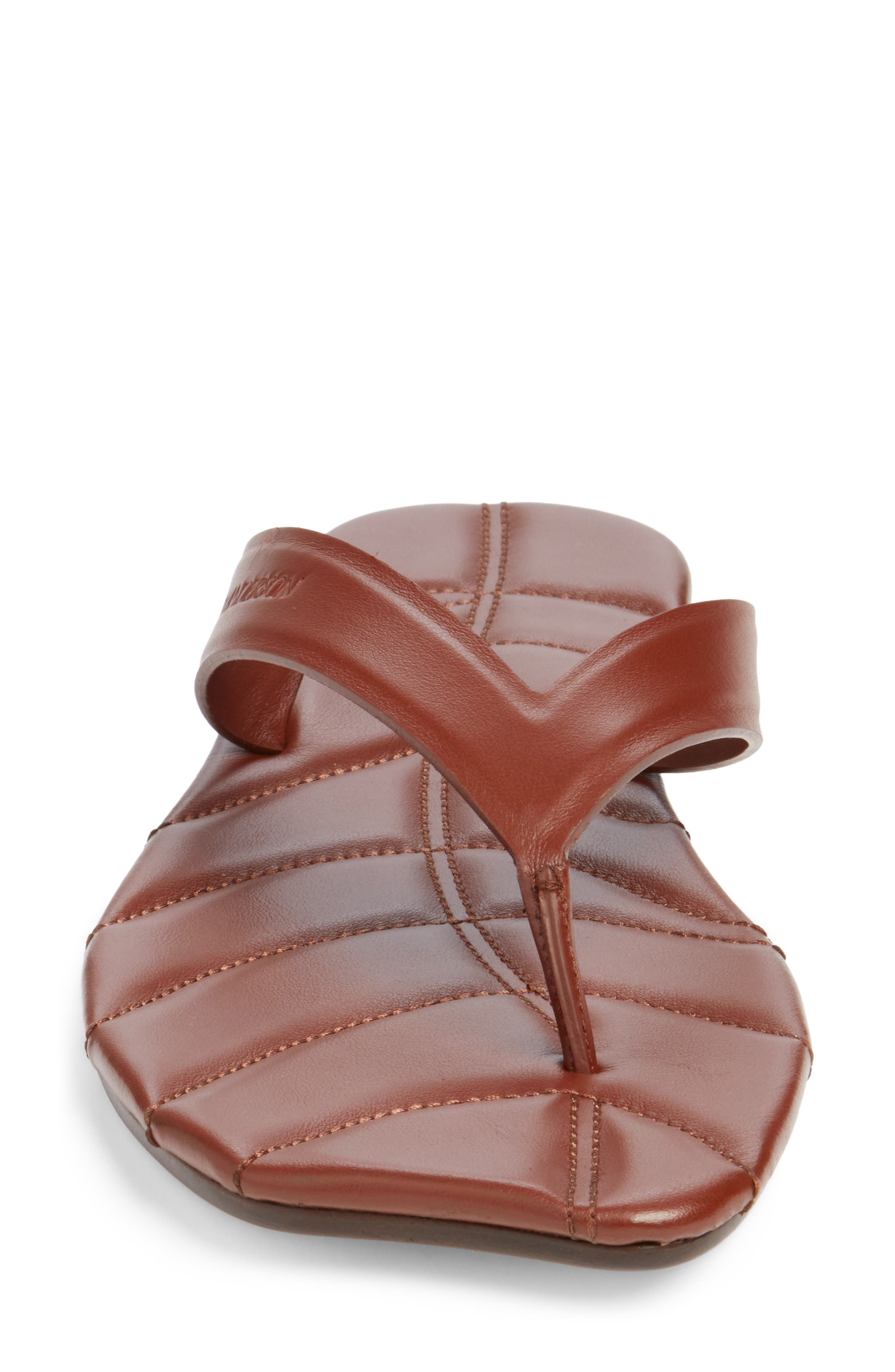 Leaf Sandal, Alternate, color, BROWN
