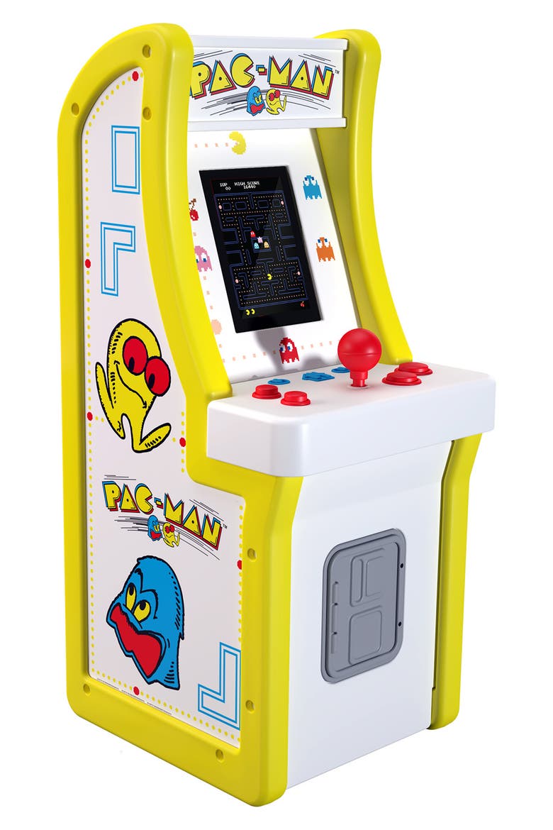 Pacman Jr. Full Size Arcade Cabinet, Main, color, MULTI