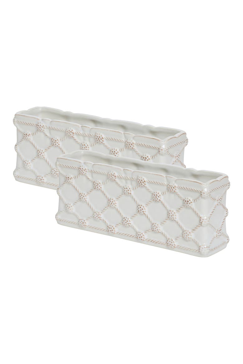 Set of 2 Berry & Thread Petite Rectangular Parterre, Main, color, WHITEWASH