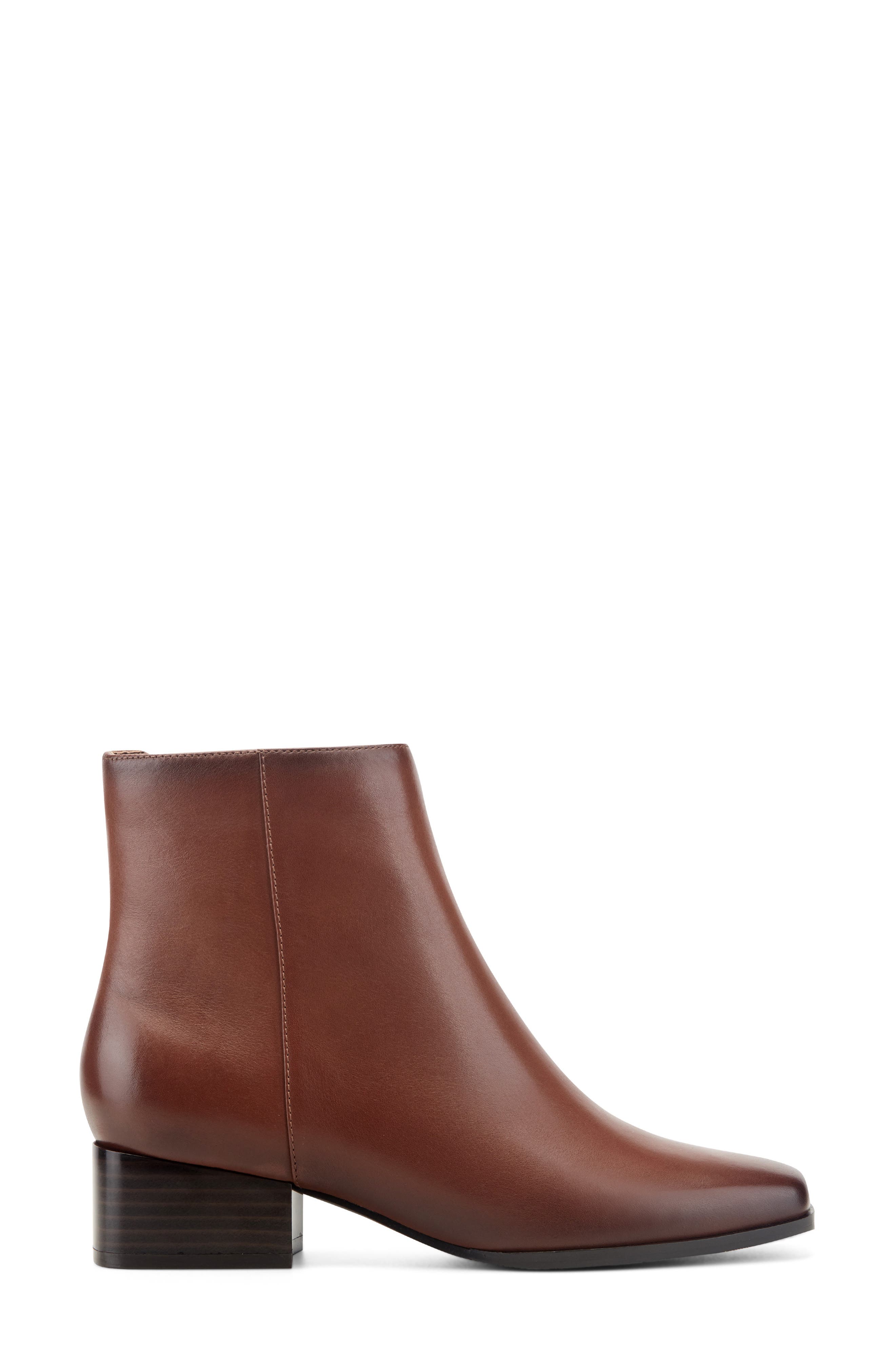 Sidney Leather Bootie, Alternate, color, BROWN