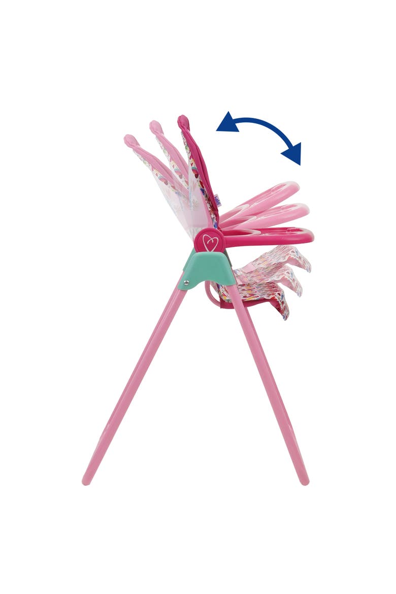 Doll Highchair Set, 6pcs, Fits Dolls Up To 24", Alternate, color, Multicolored