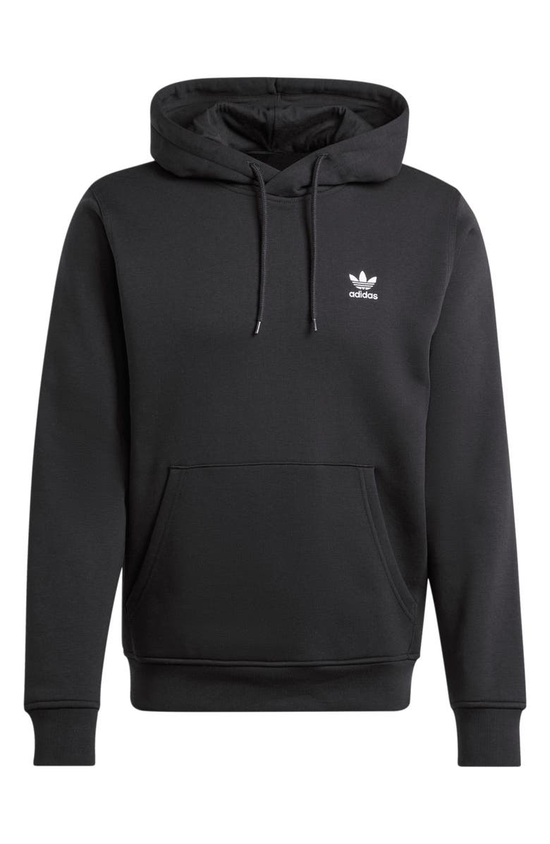 adidas Originals Essentials Trefoil Hoodie, Alternate, color, Black