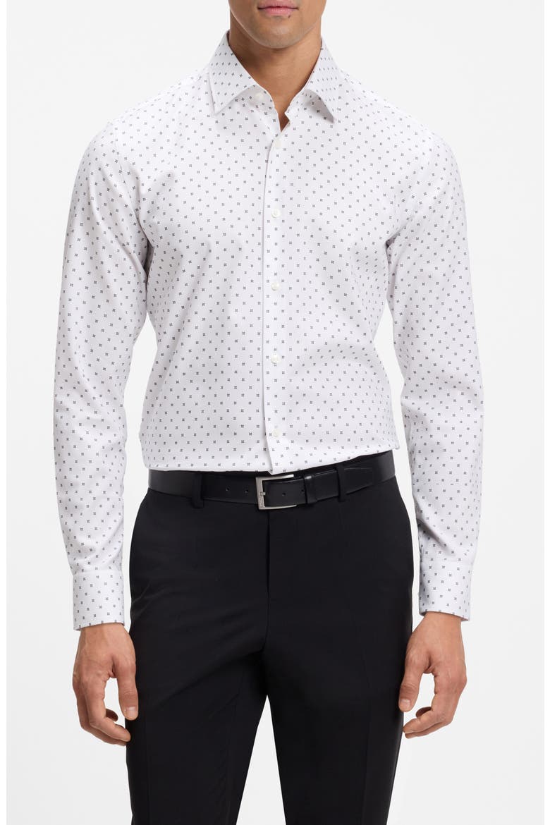 Hank Kent Dress Shirt, Main, color, WHITE