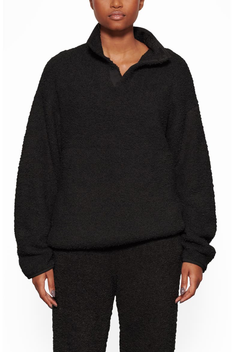 Cozy Knit Pullover, Main, color, ONYX