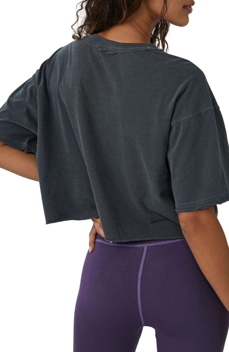 Free People FP Movement Inspire Tee, Alternate, color, Black