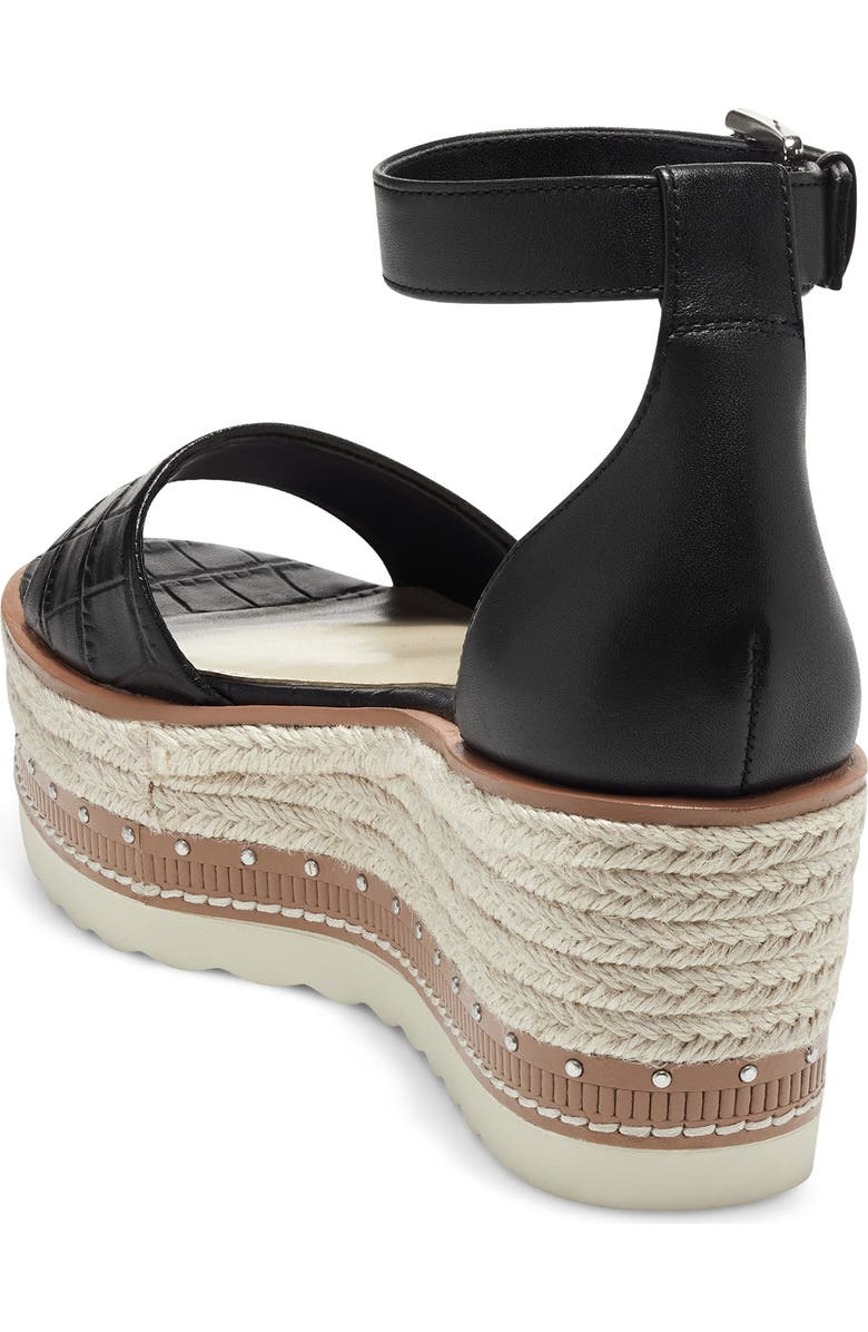 Vince Camuto Meestana Espadrille Leather Wedge Sandal, Alternate, color,