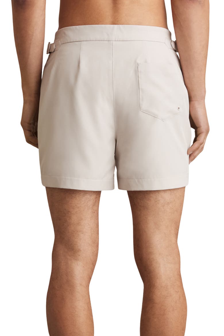 Sun Side Adjuster Swim Trunks, Alternate, color, OFF WHITE